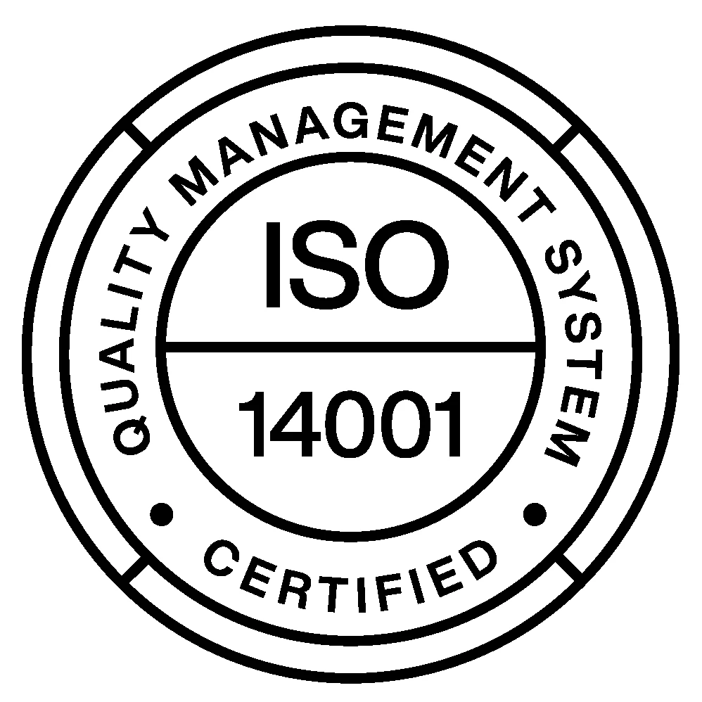 Selo ISO 14001 — Environmental Management System Certified